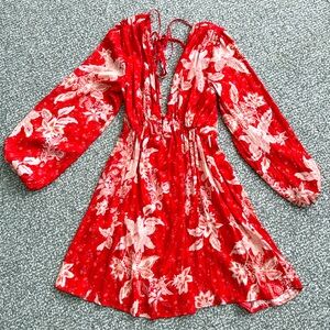 Free people open back dress